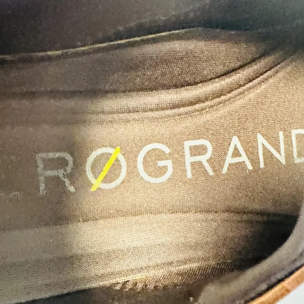 Cole Haan Shoes Mens 12 Brown Leather Zerogrand Perforated Oxford Dress Sneakers - Picture 8 of 10